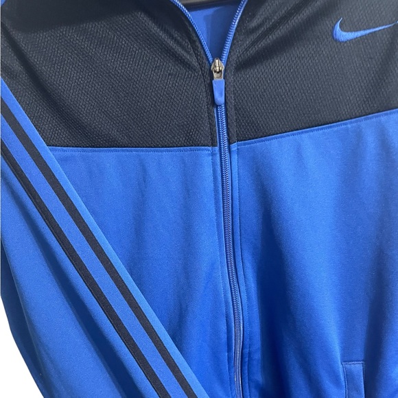 Men’s Nike Full Zip Up Blue Black Jacket Small - Picture 3 of 5